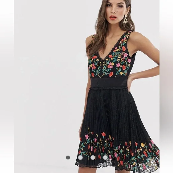 french connection embroidered lace dress French Connection main image 0